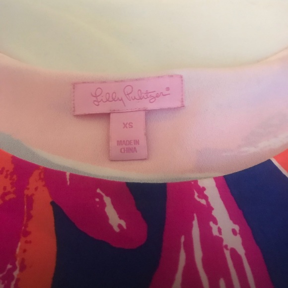 Lilly Pulitzer silk shift dress. XS - Picture 2 of 3